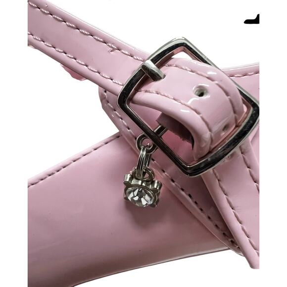 SODA bubblegum patent vegan leather Pink platform Maryjane schoolgirl NWT SZ 8.5 - Picture 4 of 14